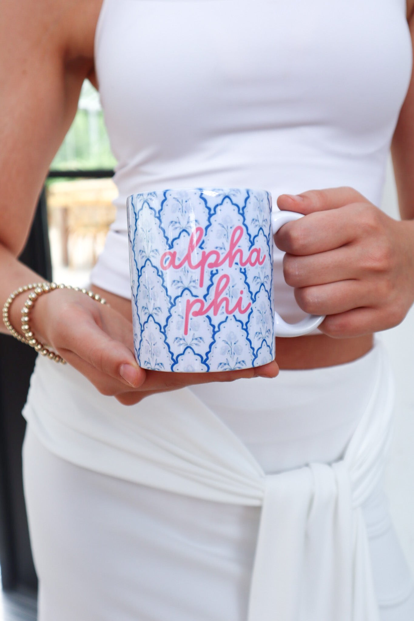 Alpha Phi Ceramic Coffee Mug, APhi
